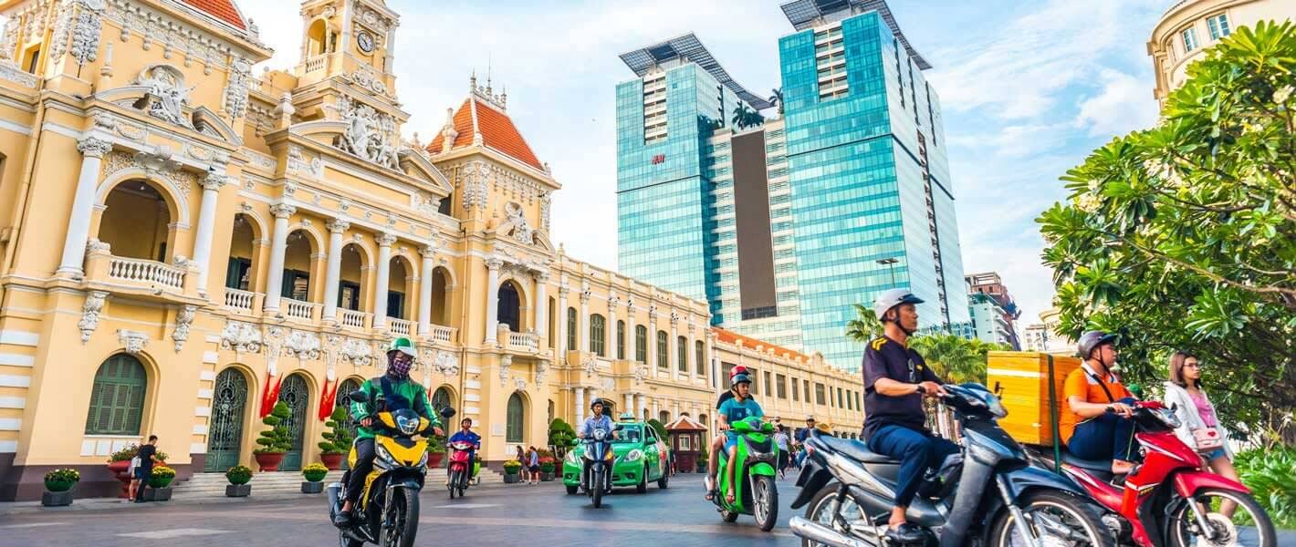 Traffic Adventure In Vietnam, Ho Chi Minh City