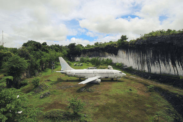 Abandoned Plane, Bali