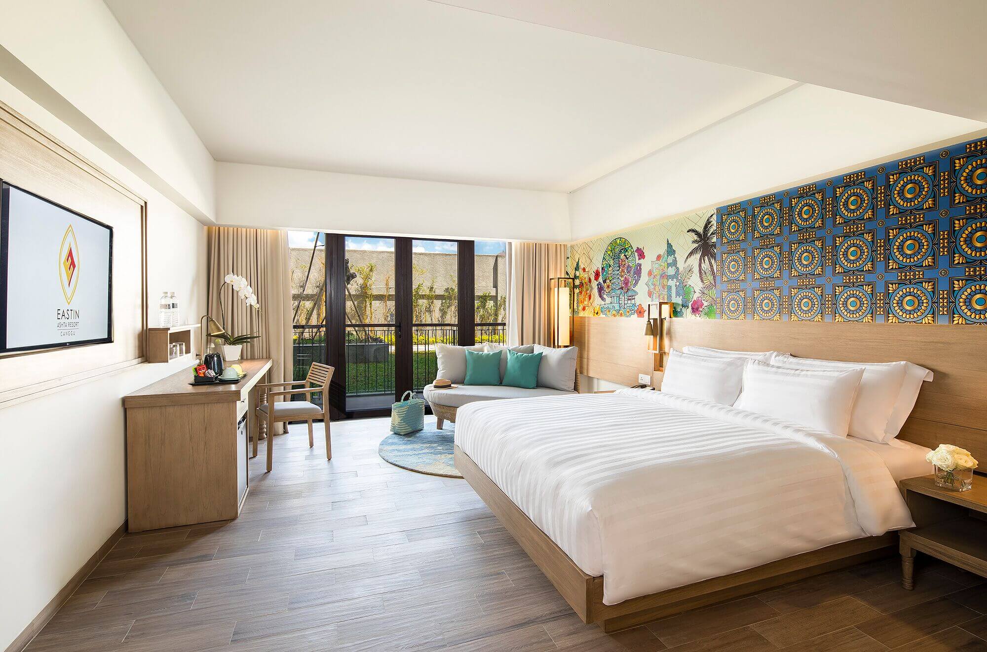 Eastin Ashton Hotel bedroom, Bali