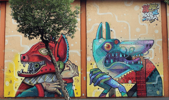 mexico city, street art