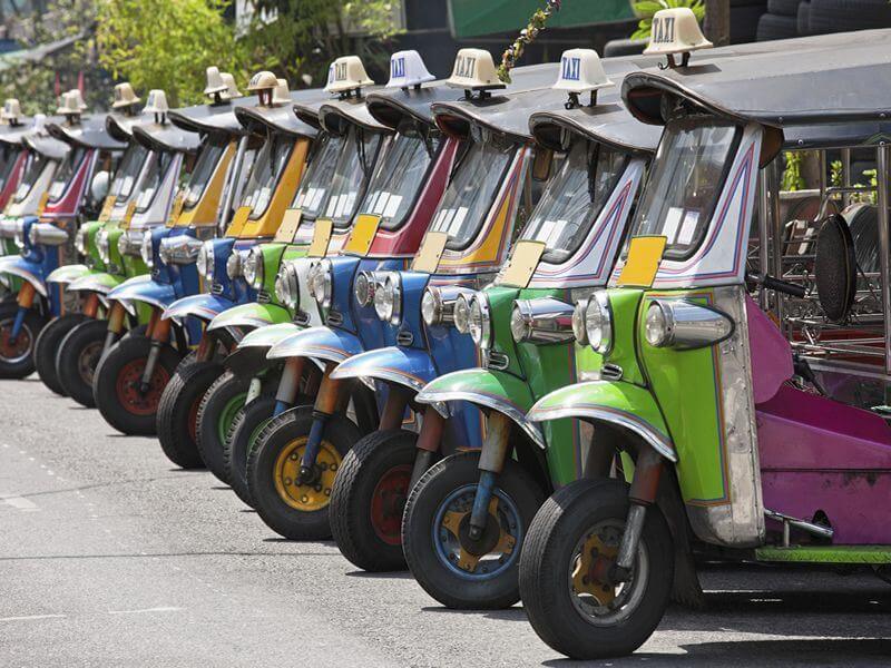 tuk tuks, bangkok