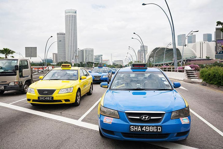 taxis, singapore
