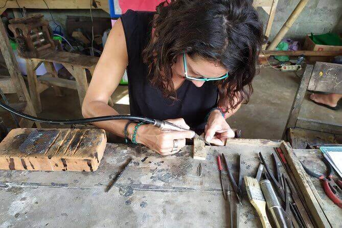 Silver making workshop Bali