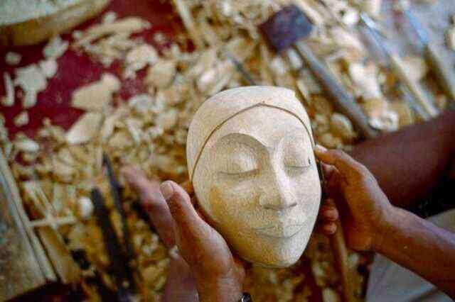 Mask Carving, Bali