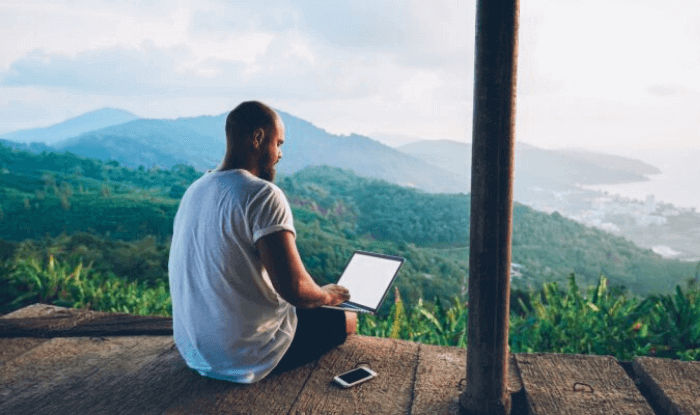 Work remotely while traveling