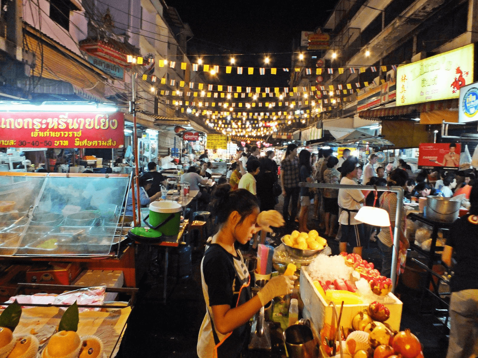 Night market in Bangkok