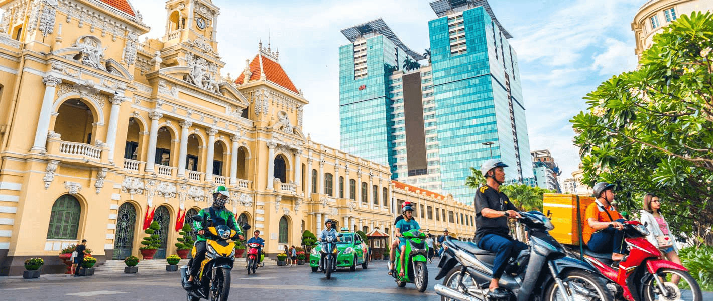 Motorbikes in Ho Chi Minh City
