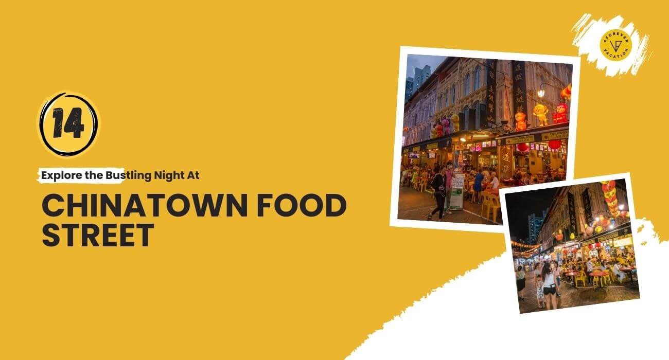 Explore the Bustling Chinatown Food Street at Night