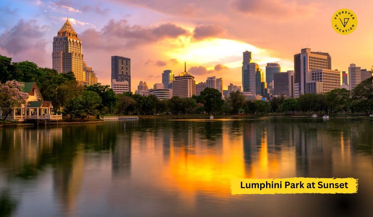 Lumphini Park at Sunset