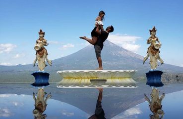 Views of Mount Batur, Bali
