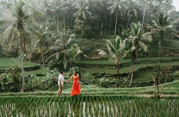 Views of Mount Batur