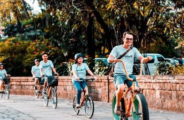 Bamboo bike ride