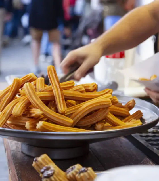 Churros vendor in mexico city