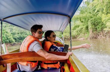Longtail boat, River Kwai, Bangkok