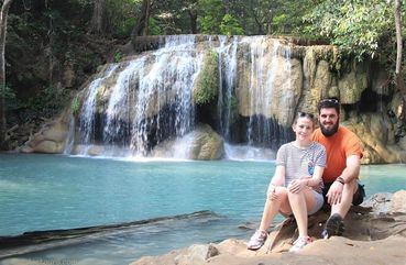 Erawan Waterfalls, Bangkok, Thailand