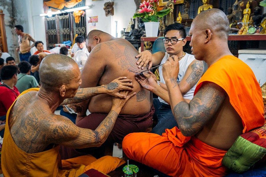 Sak Yant Tattoo, Bangkok
