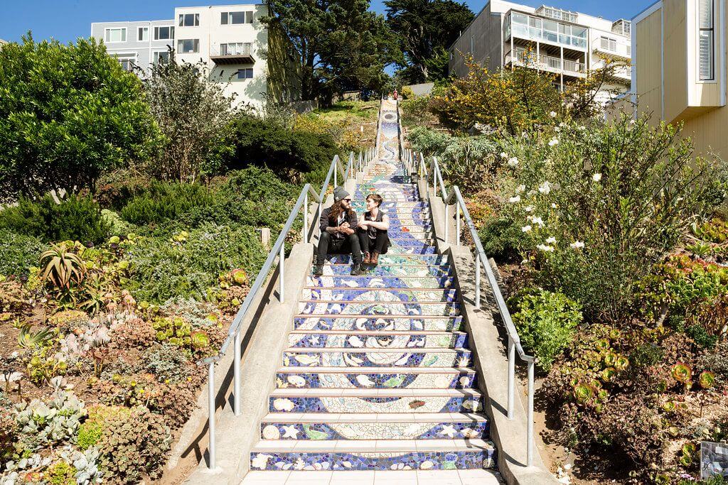 16th Ave Tiled Steps, San Francisco California
