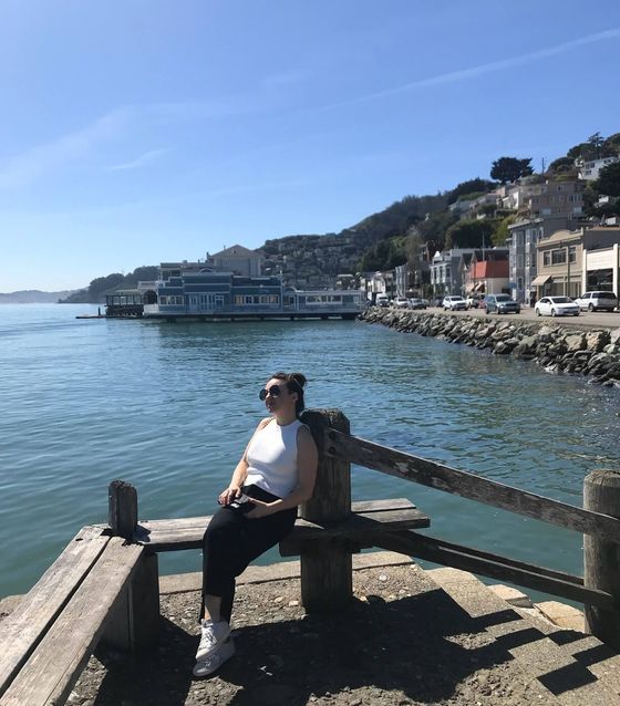 Sausalito beach, California