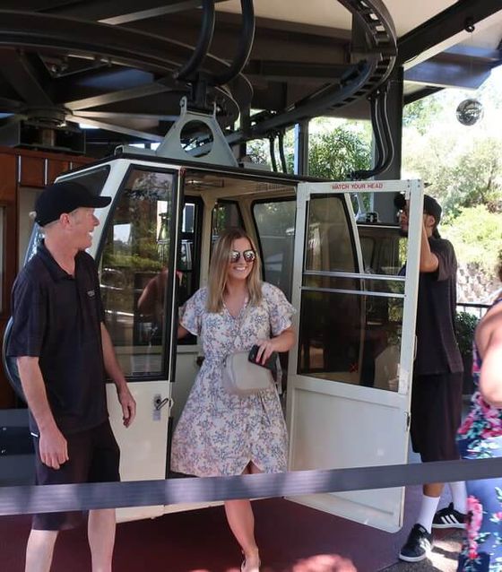 Winery tram Napa Valley