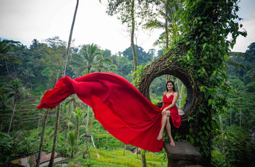 VIP Flying Dress Photoshoot - Swing, Birds Nest & Rice Terrace