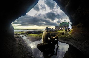 Great views of Tanah Lot Temple, Bali
