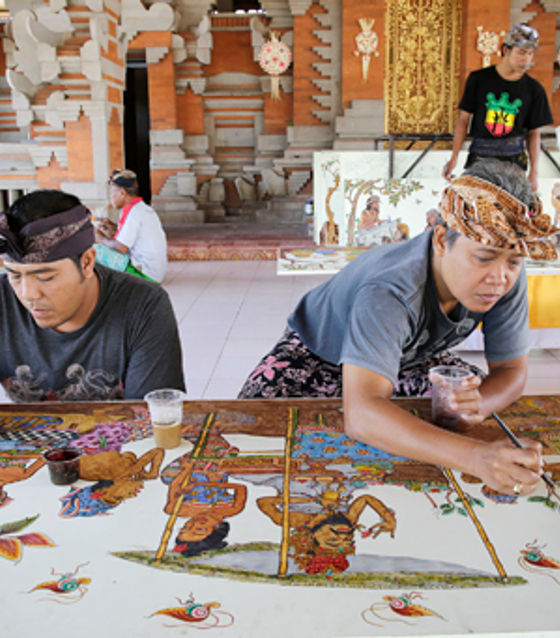 Traditional Balinese painting