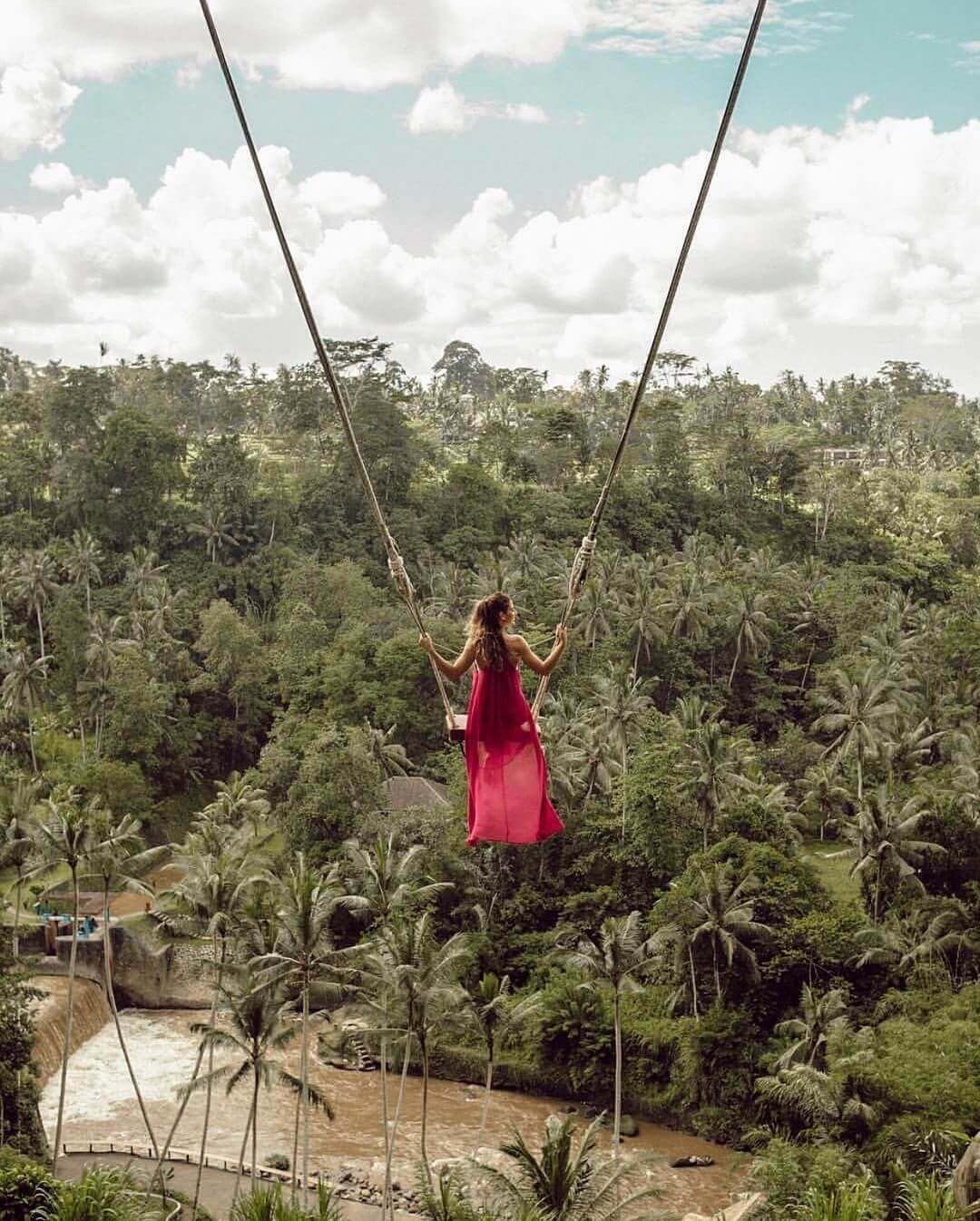 Jungle swing in Bali