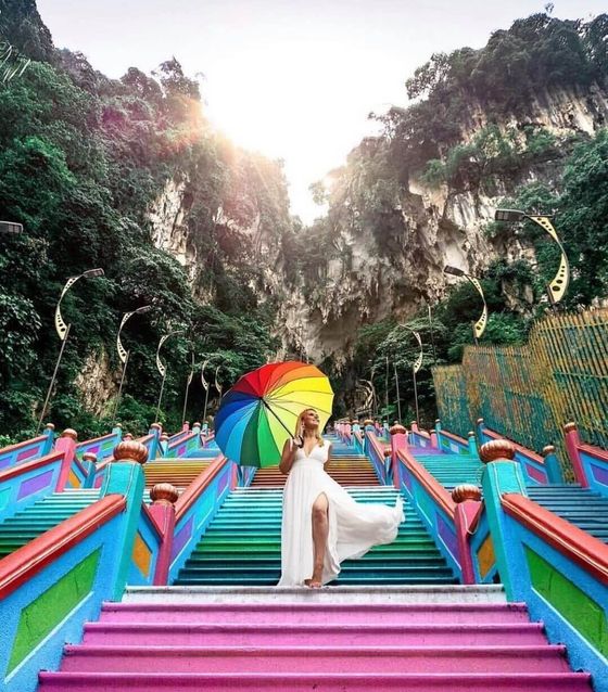 Rainbow bridge, Batu Caves Kuala Lumpur