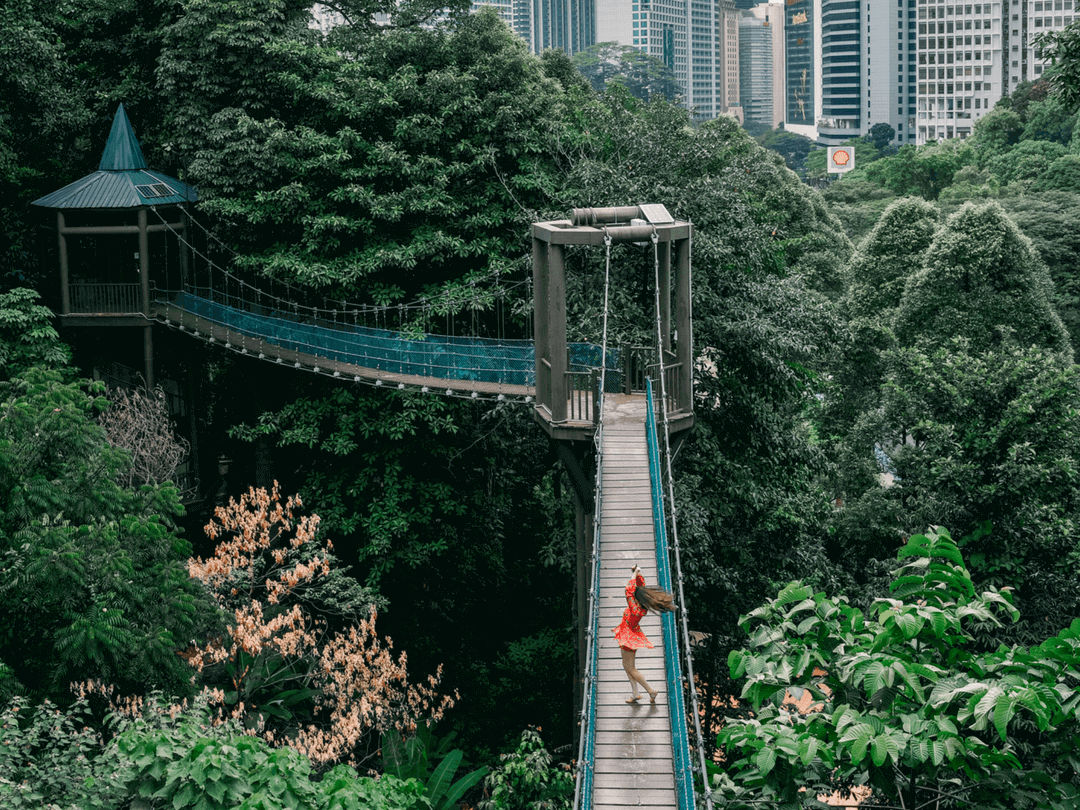 Hanging bridge Kuala Lumpur