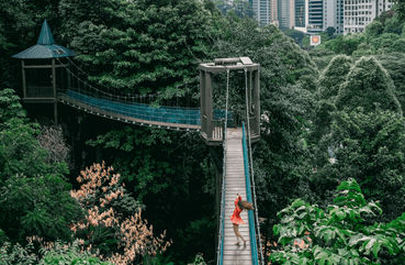Hanging bridge Kuala Lumpur