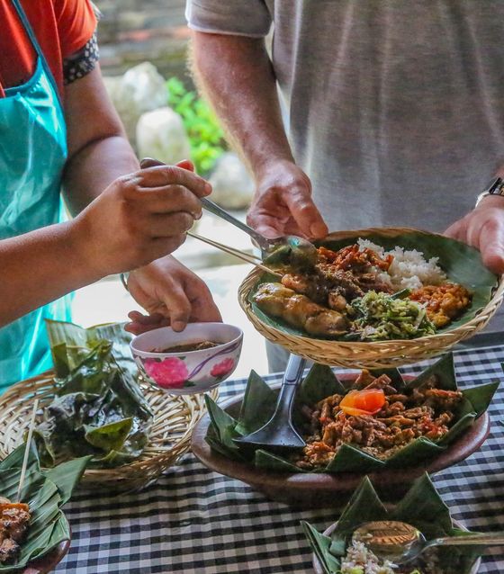 Indonesian food in Bali