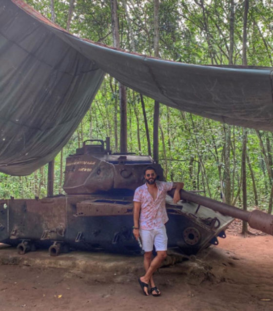 Army tanks at Cu Chi Tunnels