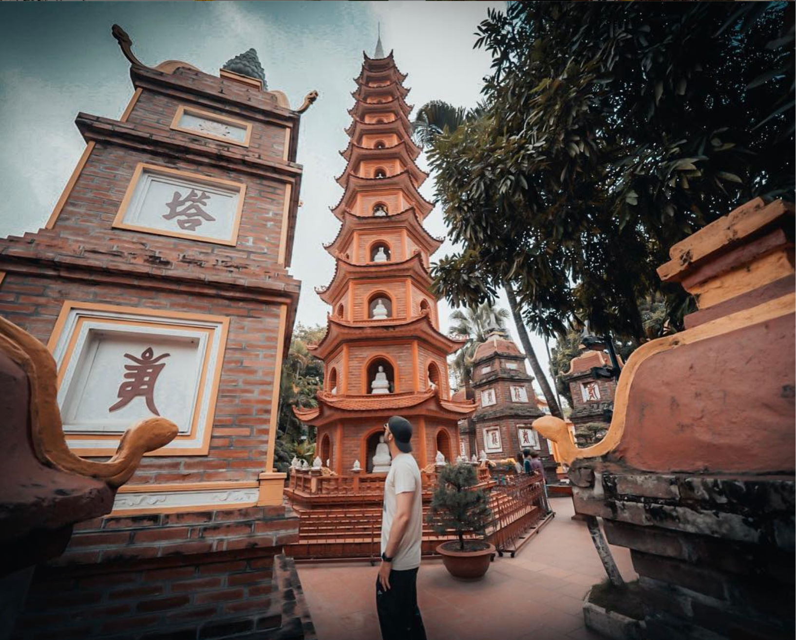 View of Tran Quoc Pagoda, Hanoi