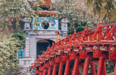 Red Bridge in Hanoi