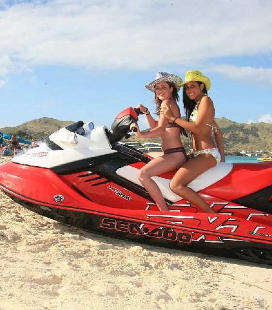 Jet skiing in Bali, Indonesia