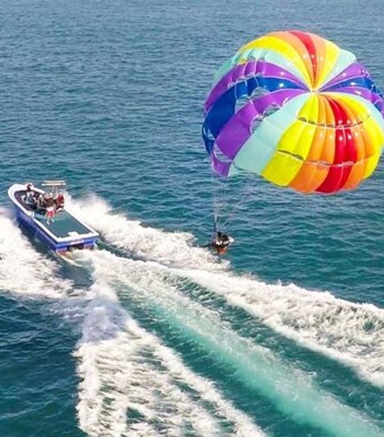 Safe parasailing Bali
